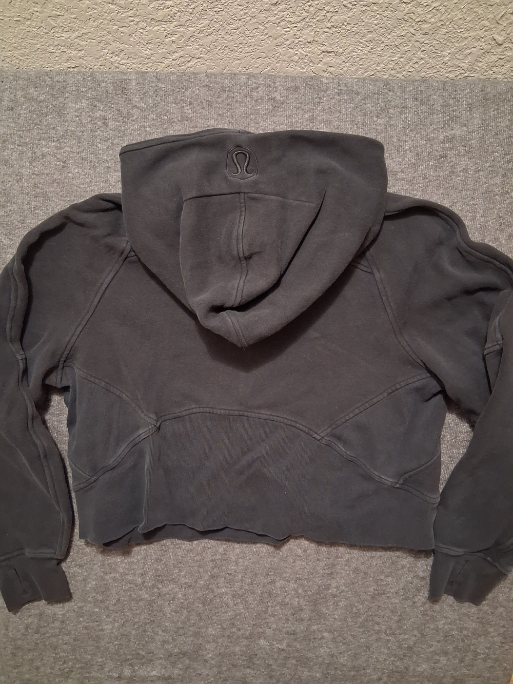 lululemon athletica Women's Black Cropped Hoodie